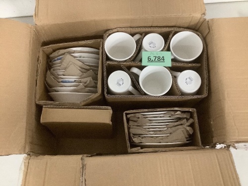 Floral Dinner Set Ceramic - Lot 6784
