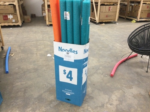 Box of Orange And Blue Mega Pool Noodles - Lot 8336