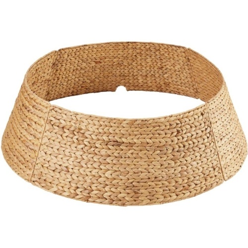 Woven Hyacinth Christmas Holiday Tree Collar - 42in - Lot 8323
