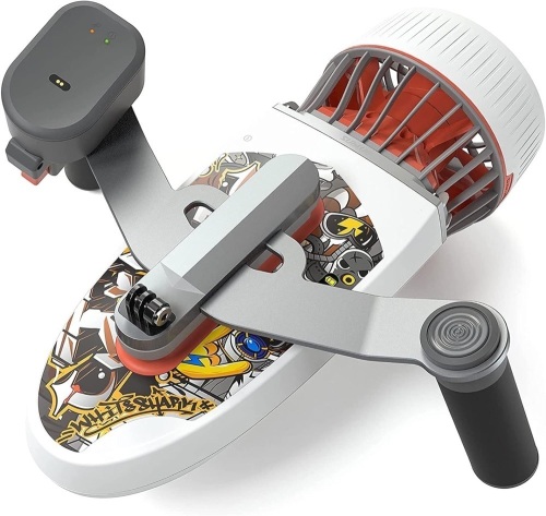 Diving Thruster, Underwater Scooter Dual Propellers with Camera Mount for Water Sports Swimming Pool Diving - Lot 8342