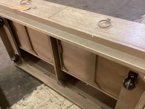 Riverside furniture under bed storage on wheels 48" wide x 10 1/2" tall - Lot 100