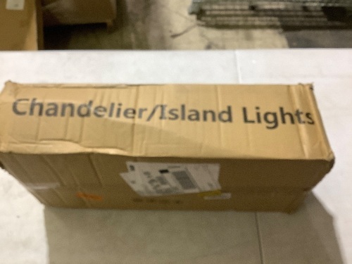 chandelier/island lights - Lot 82