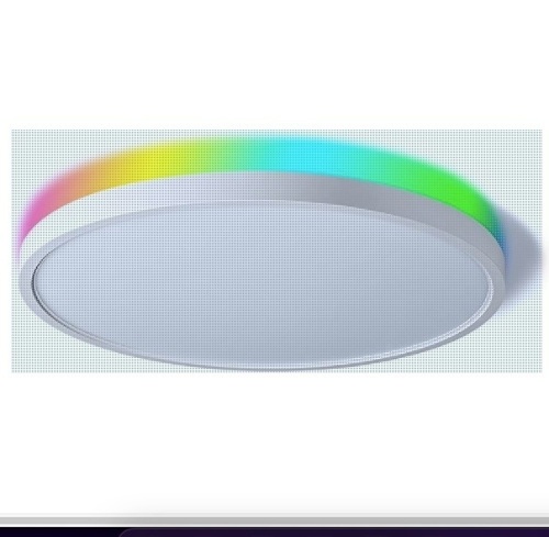 TALOYA Smart Ceiling Light Flush Mount LED WiFi,Compatible with Alexa Google Home,Dimmable Low Profile Ambient Light Fixture for Bedroom Living Room Hallway... - Lot 85