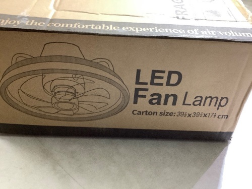 Low profile LED ceiling fan - Lot 227