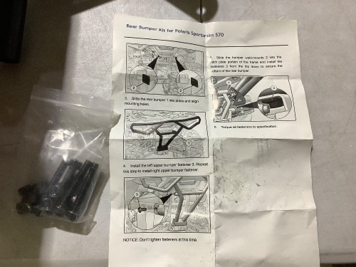 Rear Bumper Kit for Polaris Sportsman 570 - Lot 248