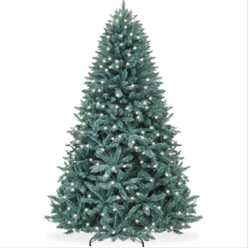 6' Pre-Lit Blue Spruce Christmas Tree w/ Foldable Base, Incandescent Lights $218.99 - Lot 300