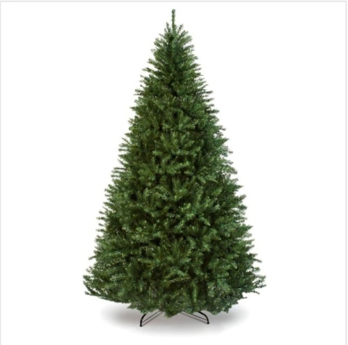 9' Hinged Douglas Full Fir Artificial Christmas Tree w/ Metal Stand $279.99 - Lot 301