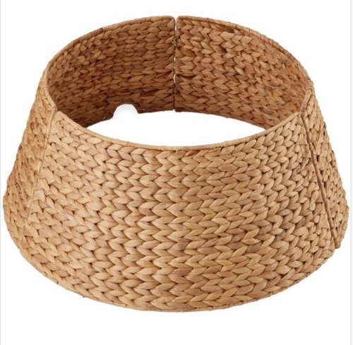 Woven Hyacinth Christmas Holiday Tree Collar - 24in $71.79 - Lot 318