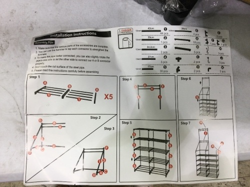 Shelving storage unit - Lot 73