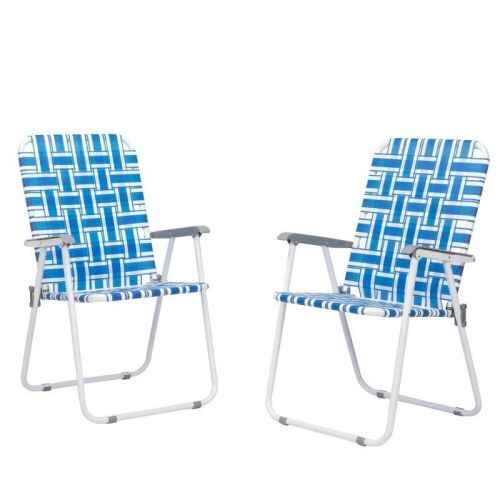 Folding Patio Chair, 2 Pack  - Lot 262