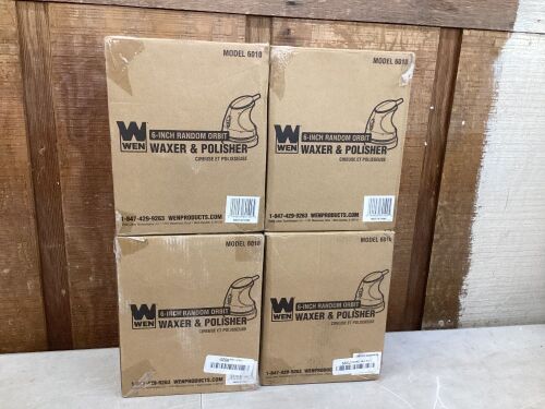 Lot of (4) WEN 6010 6-inch Random Orbit Waxer / Polisher - Lot 278