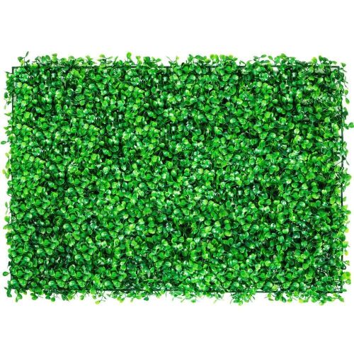 VEVOR Artificial Boxwood Hedge Wall Panels, 24" x 16", 4pcs  - Lot 540