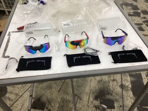 Lot of (3) Pit Viper Sunglasses, Authenticity Unknown - Lot 568