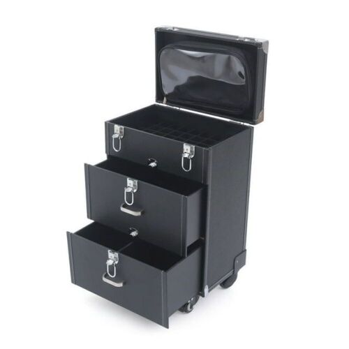 3-Tier Rolling Makeup Train Case - Lot 679