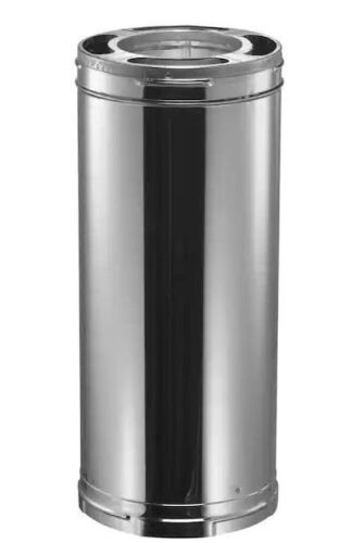 DuraVent 6 in. Dia x 36 in. Triple-Wall Galvanized Chimney Stove Pipe  - Lot 627