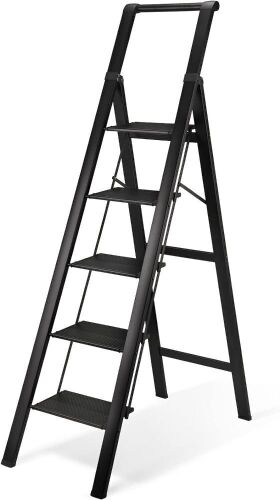 HBTower 5 Step Aluminum Ladder  - Lot 451