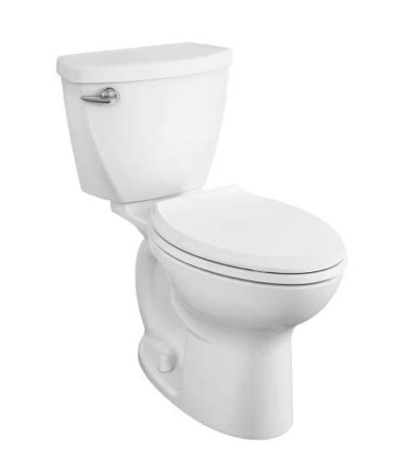 American Standard Cadet 3 FloWise Two-Piece 1.28 GPF Single Flush Elongated Chair Height Toilet with Slow-Close Seat in White - Lot 58