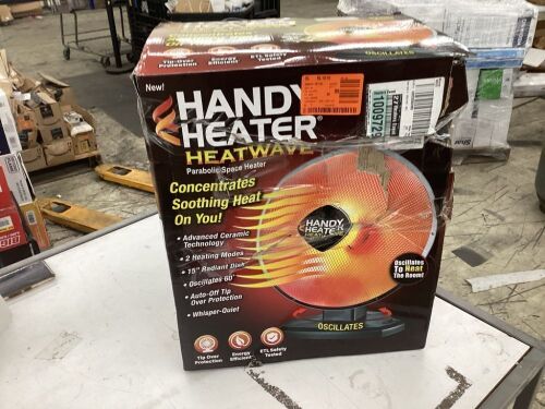 1200-Watt Oscillating Parabolic Heater - Lot 434