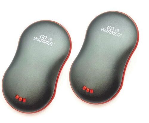 Go Warmer 17.06 BTUs Battery Powered Rechargeable Personal Hand Heater Furnace with Flashlight, 2 Pack  - Lot 408