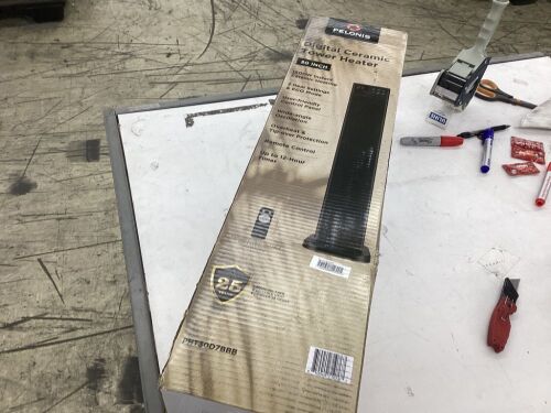 Pelonis 30 in. 1500-Watt Digital Tower Ceramic Heater  - Lot 418