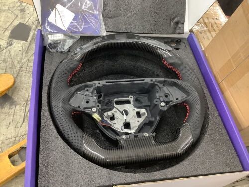 OHC Motors Intelligence LED Carbon Fiber Steering Wheel - Lot 77