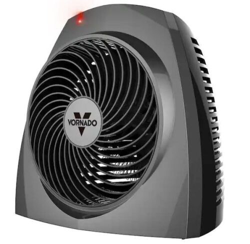 Vornado VH200 1500-Watt Electric Portable Space Heater, Whole Room Vortex Heat Circulation, Charcoal  - Lot 361