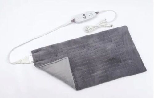 Calming Heat 12 in. x 24 in. Massaging Weighted Heating Pad  - Lot 370