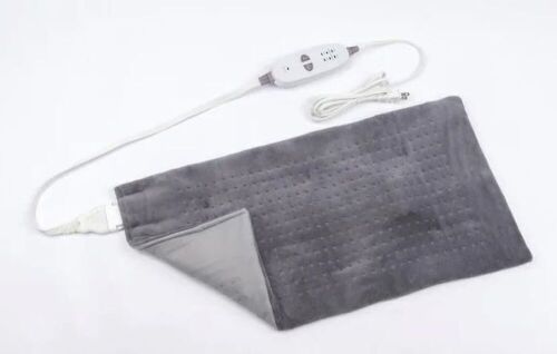 Calming Heat 12 in. x 24 in. Massaging Weighted Heating Pad  - Lot 377