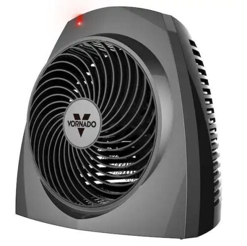 Vornado VH200 1500-Watt Electric Portable Space Heater, Whole Room Vortex Heat Circulation, Charcoal - Lot 397