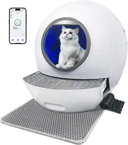 KungFuPet Self-Cleaning Automatic Cat Litter Box for Multi Cats - Lot 78