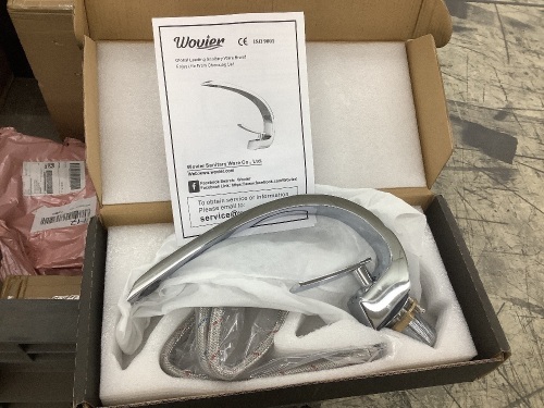 Wovier Single Handle Bathroom Faucet  - Lot 632