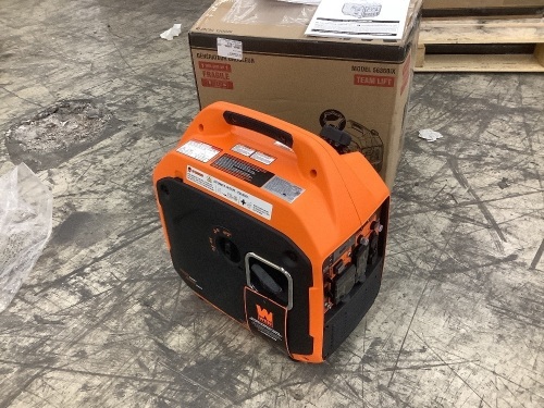 WEN 56360iX Quiet and Lightweight 3600-Watt RV-Ready Portable Inverter Generator with Fuel Shut Off and CO Watchdog - Lot 106
