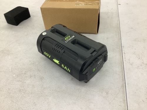 40V Lithium Power Tool Battery  - Lot 305