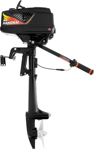 HANGKAI 3.6HP 2 Stroke Heavy Duty Outboard Motor Boat Engine w/Water Cooling System   - Lot 39