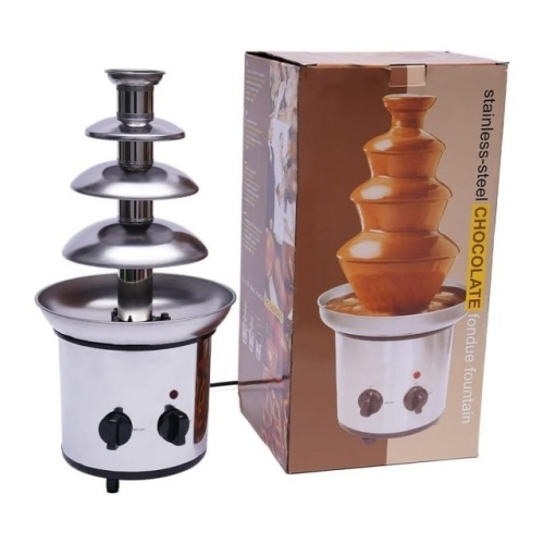 4 Tier Stainless Steel Chocolate Fountain - Lot 190