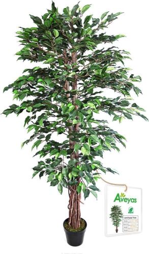 Aveyas 6ft Artificial Ficus Tree - Broken Pot  - Lot 180