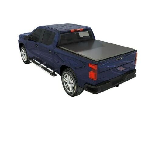 4-Fold Soft Vinyl Tonneau Cover for Ford 2015-2022 F-150 5.5FT Truck Bed - Lot 42