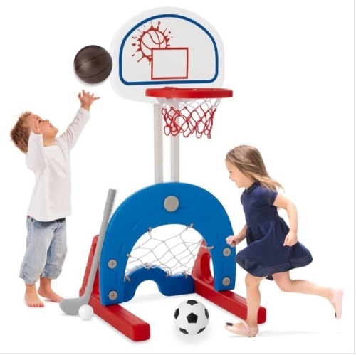 3-in-1 Toddler Basketball Hoop Sports Activity Center Play Set. $79.99 - Lot 183