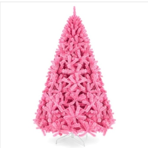 6' Pink Artificial Fir Christmas Tree w/ Foldable Stand $129.99 - Lot 309