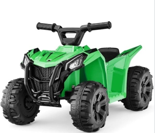 6V Kids Ride-On 4-Wheeler Quad ATV Car w/ 1.8mph Max Speed, Treaded Tires - Lot 172