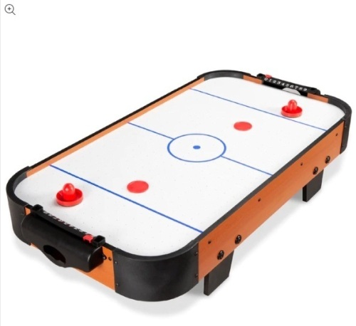Tabletop Air Hockey Arcade Game Table w/ 2 Pucks, 2 Strikers - 40in - Lot 218