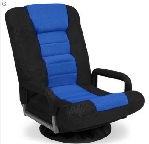 Gaming Floor Chair w/ 360-Degree Swivel, Armrest, Adjustable Backrest - Lot 178