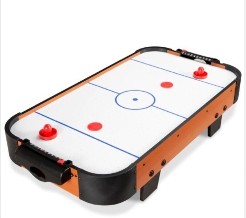 Tabletop Air Hockey Arcade Game Table w/ 2 Pucks, 2 Strikers - 40in - Lot 24