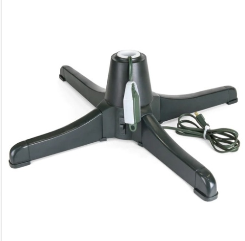 360-Degree Rotating Christmas Tree Stand w/ 3 Settings, 3 Outlets $64.99 - Lot 294
