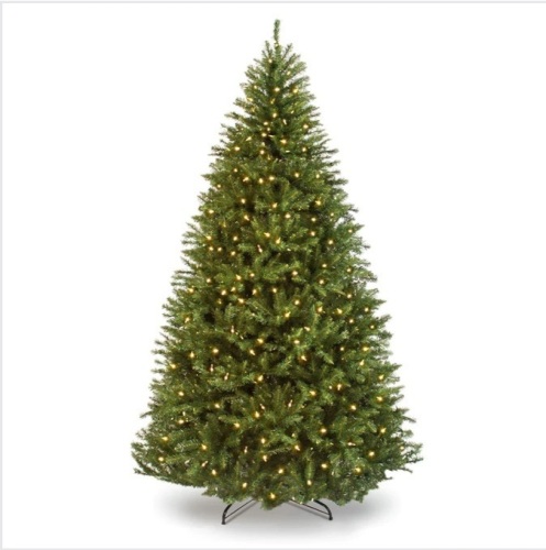 9' Pre-Lit Hinged Douglas Artificial Christmas Tree w/ Stand $429.99 - Lot 314