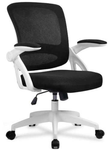 Office Chair, Ergonomic Mesh Rolling Computer Desk Chair Backrest and Flip-up Armrests, White $109.99 - Lot 267