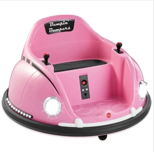 6V Kids Ride On Bumper Car Toy w/ Remote, Harness, Lights, 360 Degree Spin $199.99 - Lot 397