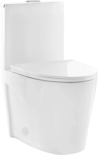 Swiss Madison Well Made Forever SM-1T254 St. Tropez One Piece Toilet, 26.6 x 15 x 31 inches  - Lot 102
