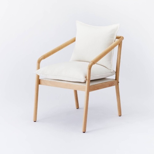 Threshold Ventura Upholstered Accent Chair with Wood Frame  - Lot 108