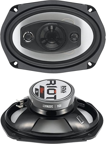 BOSS Audio Systems R94 500 Watt Per Pair, 6 x 9 Inch, Full Range, 4 Way Car Speakers, 1 Pair - Lot 504
